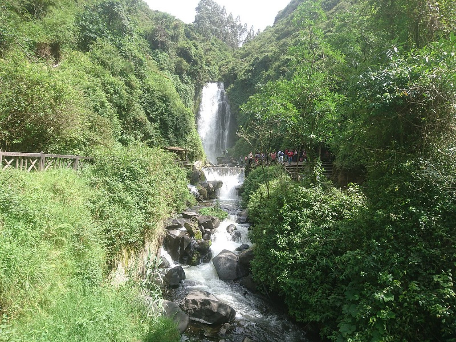Cascada de Peguche en Otavalo Provincia de Imbabura