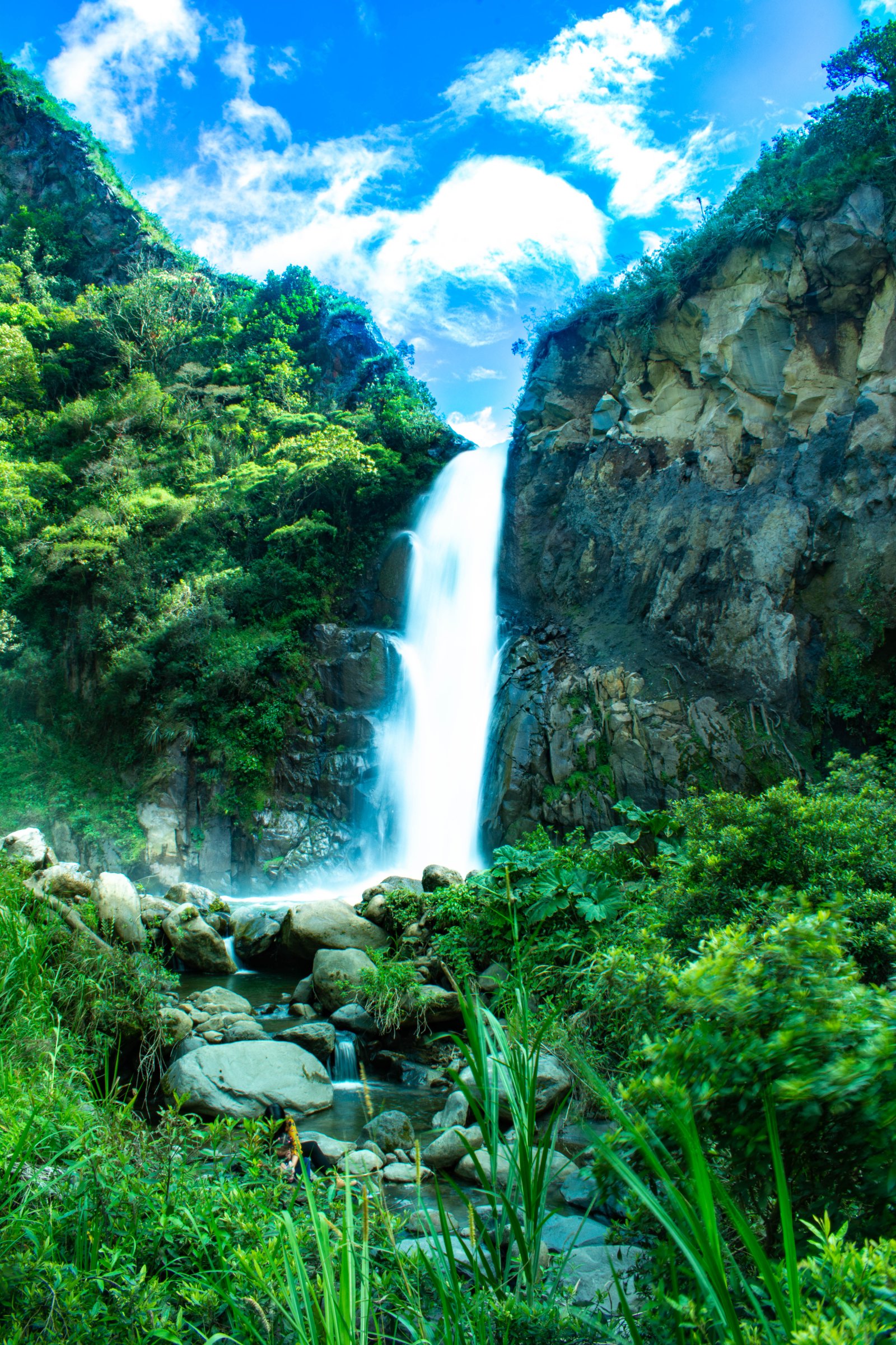 Photo Ulba waterfalls in Baños de Agua Santa Ecuador
