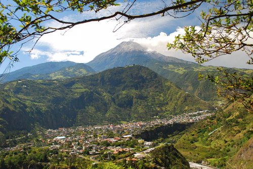 Volcán Tungurahua en Baños de Agua Santa Ecuador