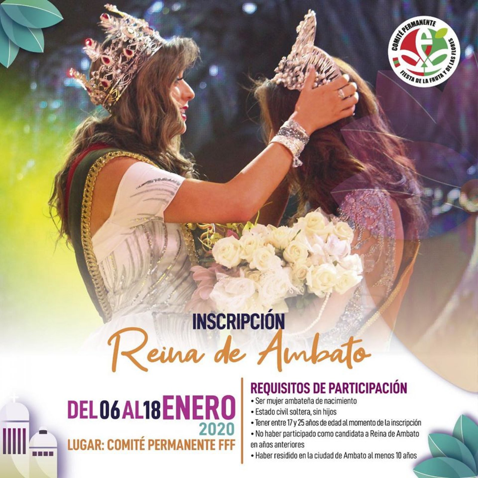 Reglamento para la Elección de la Reina de Ambato 2020